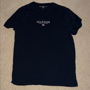 Tommy Hilfiger Navy Tee with Logo